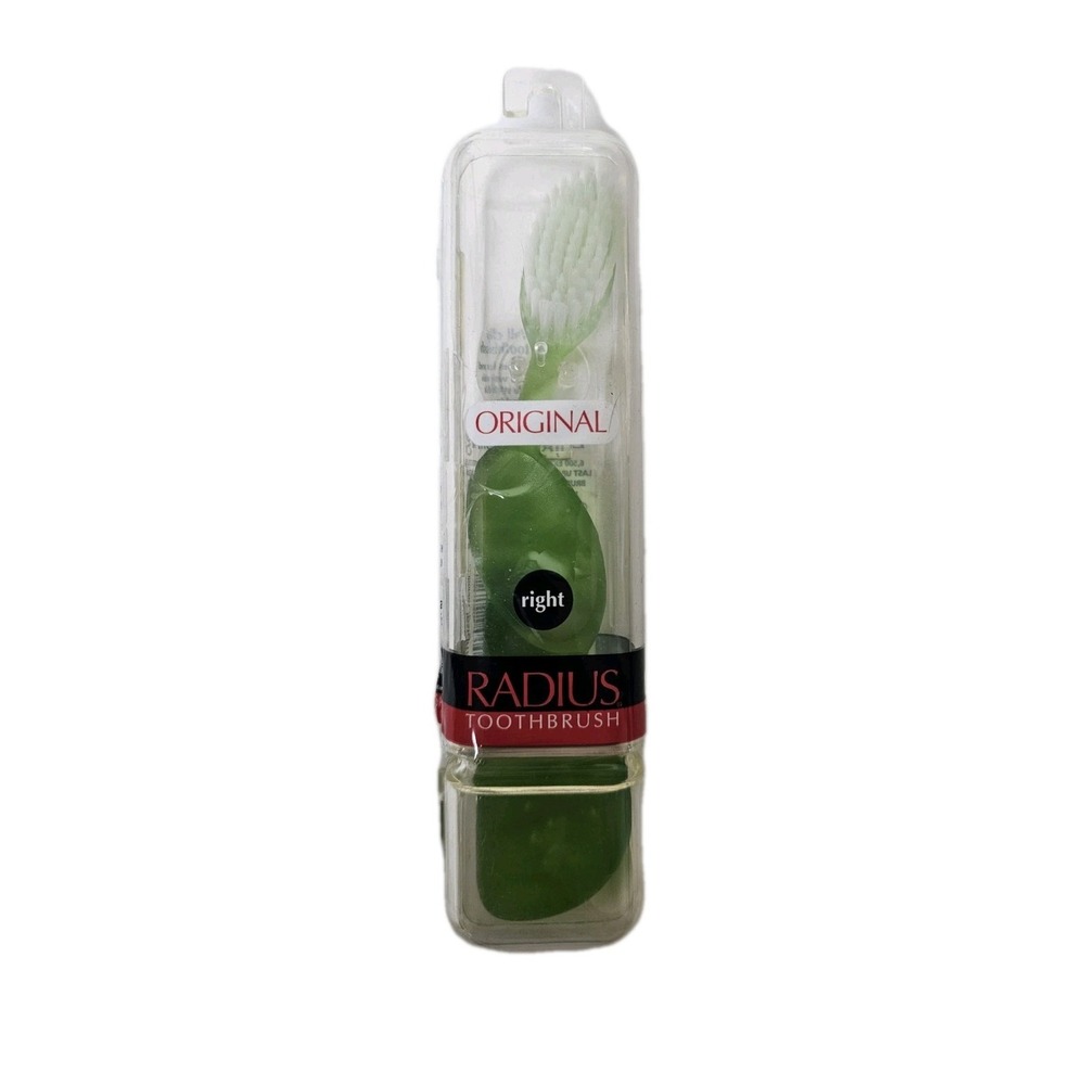 (1) ORIGINAL RADIUS TOOTHBRUSH W/ TRAVEL‎ CASE RIGHT HAND - SEALED